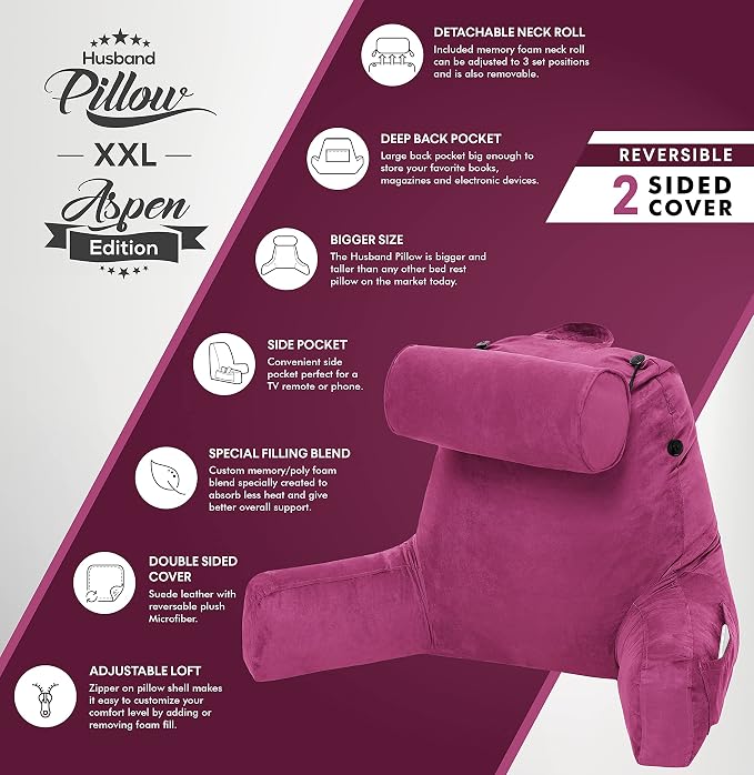 Husband Pillow XXL Aspen Edition - Image 5