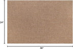 Easy Jute Door Mat 2x3 Indoor Outdoor Natural Rugs Solid Fiber Rug Woven Area - Image 2