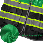 BeautyWill Custom Logo 10/20 Pack Safety Vest Class2 High Visibility Vest - Image 5