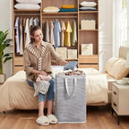 Lifewit 6 Pack Laundry Hamper Large Collapsible Laundry Baskets, Freestanding - Image 8