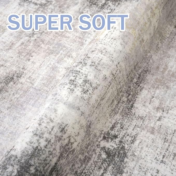 IOHOUZE Round Area Rug 5 Ft Circle Entryway Rugs Round Washable Door Mat Indoor - Image 7