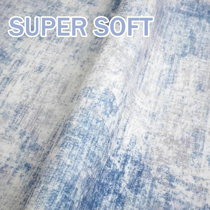 IOHOUZE Abstract Runner Rug 2x6 Ft Washable Runners - Image 6