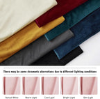 RYB HOME Baby Pink Velvet Curtains 90 inches, Back Tab Soft Fabric Room - Image 7