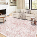 4x6 Rug, Small Area Rug for Living Room, Machine Washable Non-Slip Throw Rug by vivorug