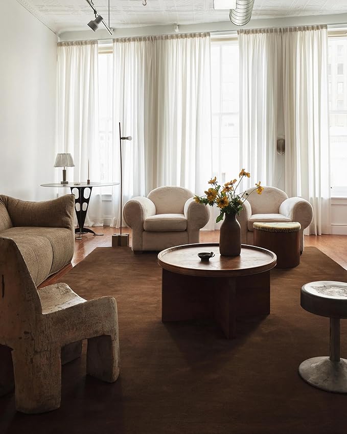 Hand-Tufted Wool Round Area Rug – Soft Premium Wool Carpet - Image 2