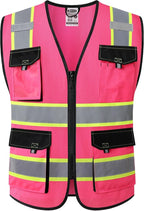 JKSafety Hi Vis Reflective Safety Vests by JKSafety