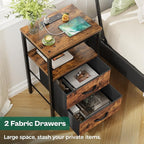 Huuger Nightstands Set of 2, End Tables - Image 6