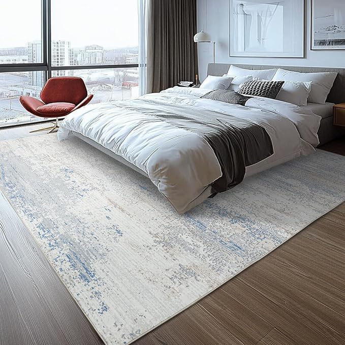 Washable Rugs 5x7 Area Rugs for Living Room- Modern Abstract Rugs for Bedroom - Image 5