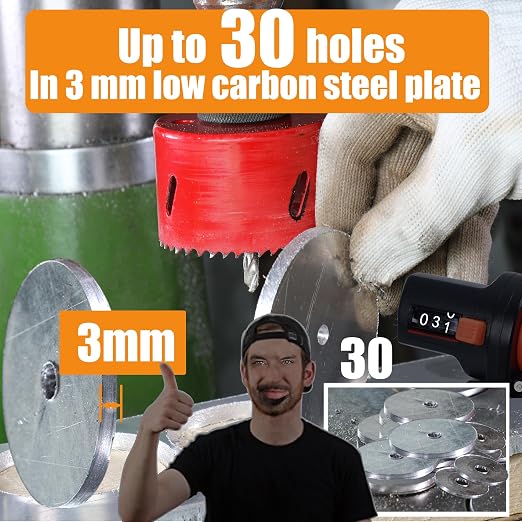 6-7/8” HSS Bi Metal Hole Saw Cutter - Image 2