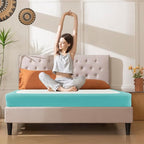 Biscaynebay Decorative Box Spring Cover King & Cal King Size, Aqua Luxurious - Image 6