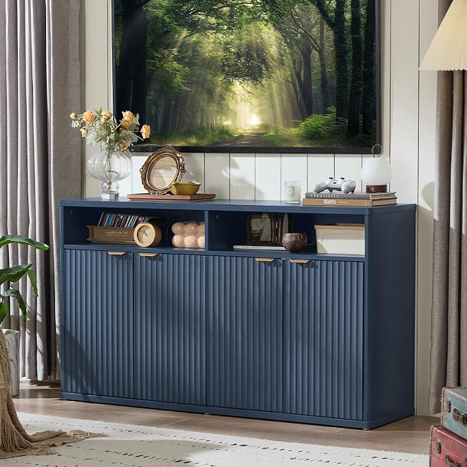 LEYAOYAO Fluted Buffet Cabinet - Image 6
