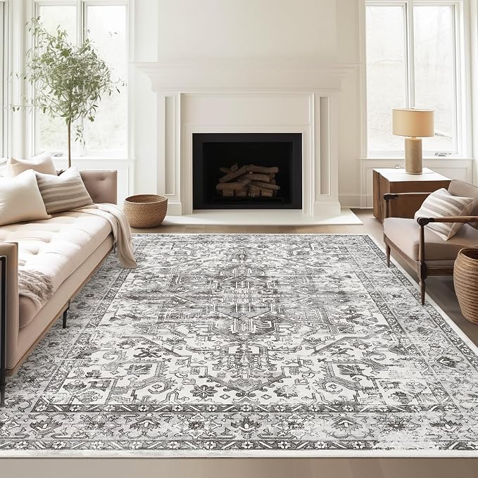zesthome 8x10 Area Rugs for Living Room, Non-Slip Backing Washable Rugs - Image 3