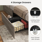 AOGLLATI Farmhouse Queen Bed Frame - Image 7