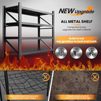 68” W Metal Shelf Heavy Duty, 8000LBS Metal Garage Shelving Units, 4 Tier - Image 6