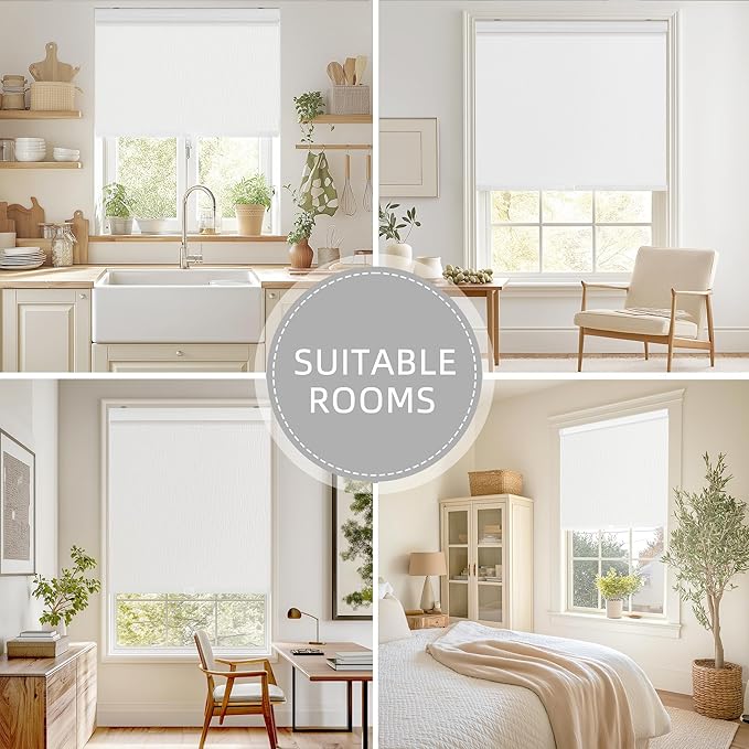 ChrisDowa Cordless Blackout Roller Shades - Image 6