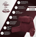Husband Pillow XXL Aspen Edition, Adult Reading Sit Up Bed Rest Pillow - Image 5