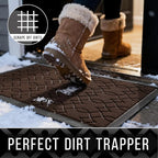 Yimobra Extra Large Door Mat 60x36, All-Season Waterproof Doormat Outdoor - Image 3