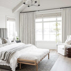 Topfinel Extral Wide Curtains, Pinch Pleated 100% Blackout Linen Luxury Drapery - Image 8