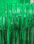GOER 6.4 ft x 9.8 ft Metallic Tinsel Foil Fringe Curtains, Graduation, New Year by GOER