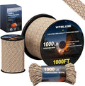 1000lb Paracord Rope, 4mm 12 Triple Strands Paracord, Heavy Duty Tactical by VITALUXE