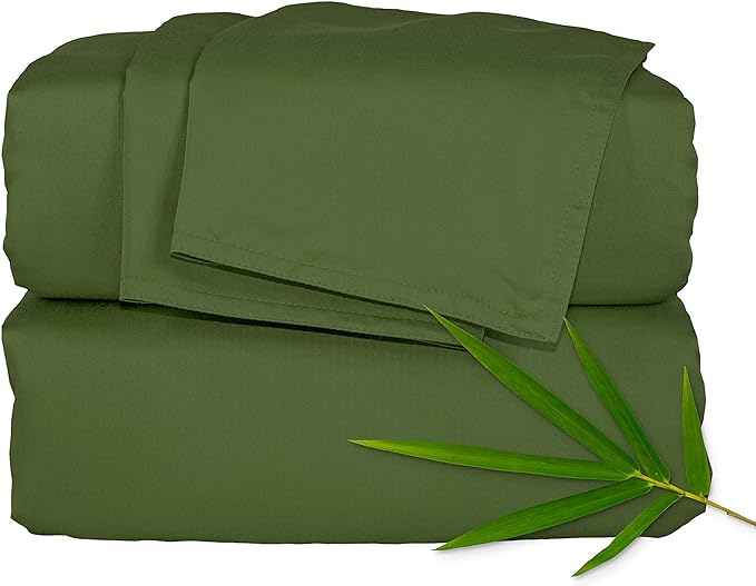 Pure Bamboo Twin Sheets, Genuine 100% Organic Viscose Derived from Bamboo Bed by PureBamboo