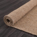 Easy Jute Door Mat 2x3 Indoor Outdoor Natural Rugs Solid Fiber Rug Woven Area - Image 7