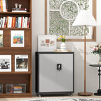 31.5''H Metal Garage Storage Cabinet - Image 2