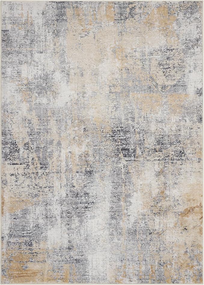 Area Rug 5×7, Vintage Boho Rug, Ultra-Soft Low Pile, Non Slip, Stain Resistant - Image 3