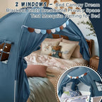 Razee Full Size Bed Canopy for Kids, Toddler Bed Tent Dream Playhouse Privacy - Image 2