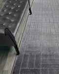 Custom Length Hallway Runner Rug, Slip Resistant, Bricks Anthracite, 26 Inch X by ORFAHOME