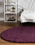Unique Loom Solid Shag Collection Area Rug - Image 4