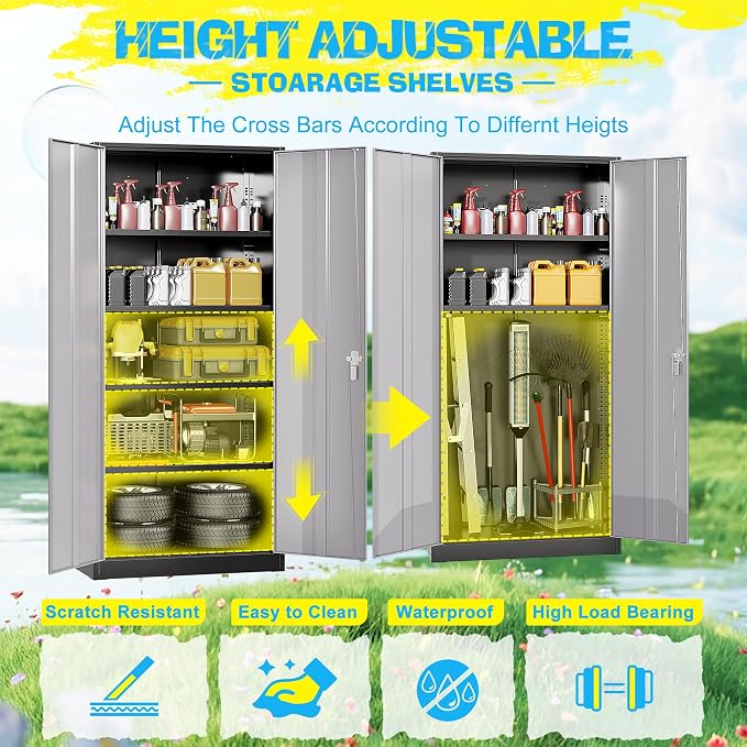 Pataku Metal Storage Cabinet, File Cabinets - Image 6