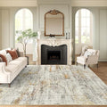 9x12 Area Rugs for Living Room, Non Slip Machine Washable Vintage Rugs by Soalmost