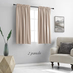 DONREN Home Fashion Thermal Insulated Room Darkening Curtains - Image 2