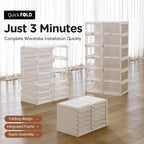 ANTBOX Foldable Shoe Rack, Shoe Organizers - Image 4