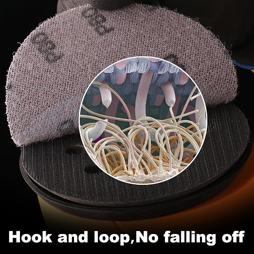 5 inch Sanding Discs 240 grit Mesh Disc Ceramic Abrasive Sandpaper Hook and - Image 5