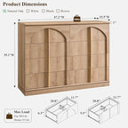 ACCOHOHO Large Dresser for Bedroom - Image 2