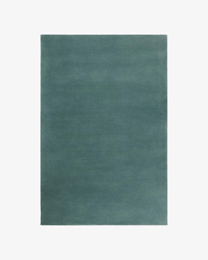 Hand-Tufted Wool Rectangle Area Rug – Soft Premium Wool Carpet by Unknown