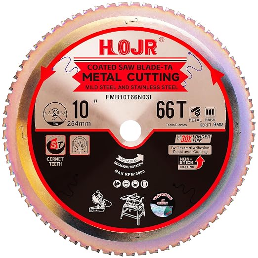 Metal Cutting Circular Saw Blade, Steel and Stainless Steel Cutting, The by HOJR