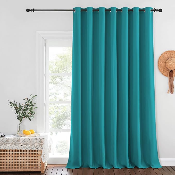 NICETOWN Blackout Curtains for Sliding Glass Door Room Divider Noise Reduce by NICETOWN