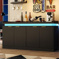 LED Sideboard Buffet Cabinet by KNOWORLD