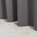 NICETOWN Grey Blackout Curtains 102 inches Long, Grommet Thermal Insulated - Image 6