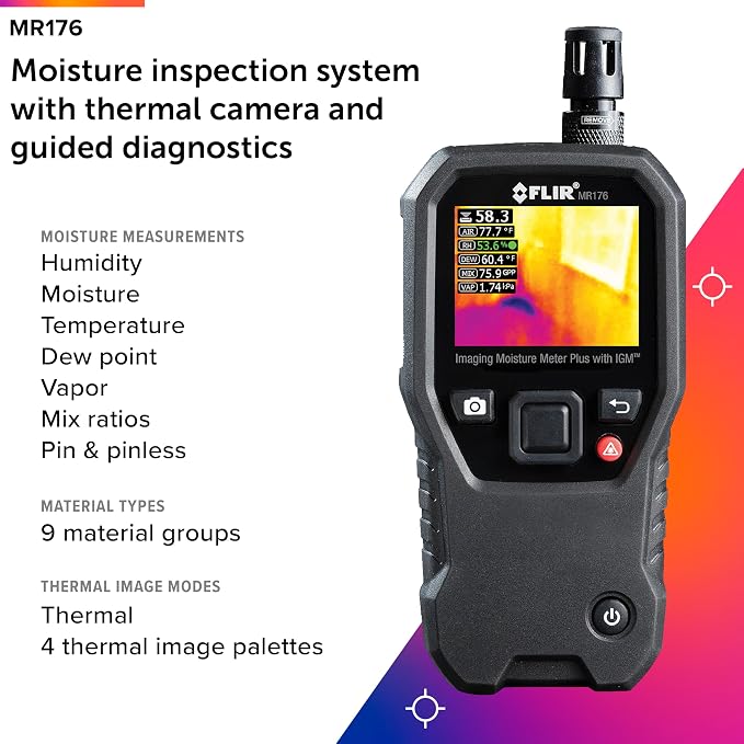 FLIR MR176 - Thermal Imaging Moisture Meter - - Image 2