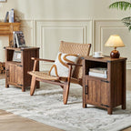 Joaxswe Night Stand Set of 2, 18 Inch Farmhouse Nightstand - Image 7