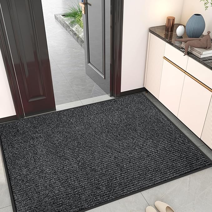 Kuyal Front Door Mat, Commercial Floor Mats Inside Outside Entrance, Heavy Duty - Image 2