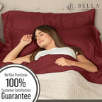 Bella Coterie 6 Piece Luxury Bamboo Viscose California King Size Sheet Set | - Image 5