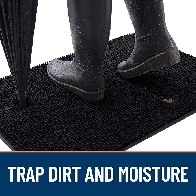 OLANLY Dog Door Mat for Muddy Paws 70x32, Absorbs Moisture and Dirt, Absorbent - Image 2