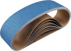10-Piece 4 x 36 Inch 180 Grit Zirconia Sanding Belts, Heavy Duty Long-lasting by Shineboc