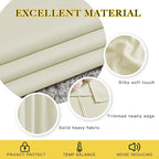 NICETOWN Room Darkening Beige Curtains - Image 4