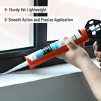 Bates- Caulking Gun, 12:1 Thrust Ratio, Caulking Tool Gun, Caulk Gun No Drip - Image 7